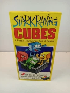 1995 Stark Raving Cubes Puzzle Blocks Wit's End Game Brainteasers Complete - Picture 1 of 7