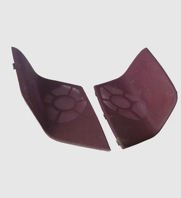 Ford Bronco 1992-1996 cubierta de rejilla de altavoz trasero izquierda derecha par moldura rojo/rubí OEM Foto 1 de 4