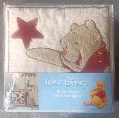 Disney Winnie the Pooh Wish Upon A Star Juego de Colgantes de Pared Decoración de Cuarto de Guardería Nuevo de Lote Antiguo Foto 1 de 4