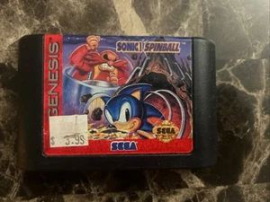 Sonic The Hedgehog Spinball (Sega Genesis Pinball Game Cartridge) TESTED/WORKING - Picture 1 of 2