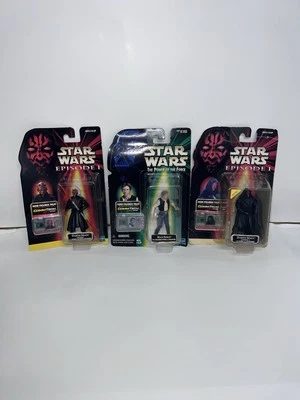 Star Wars Episodio 1 Lote de 3 Figuras de Acción Hasbro Comm Tech Chip. Foto 1 de 3