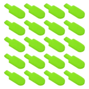 30 Pcs 1.5 x 0.7 Inch Cable Labels Write on Cord Labels Tags Light Green - Afbeelding 1 van 5