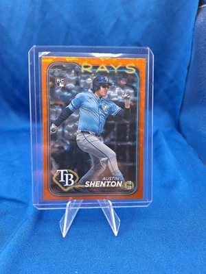 2024 Topps Update Series - Austin Shenton #US275 042/299 Orange Crackle  - Image 1 of 4