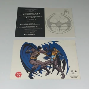 Batman Knightsend DC Comics 1994 Promo Postcard Artwork by Scott Hanna - Picture 1 of 3