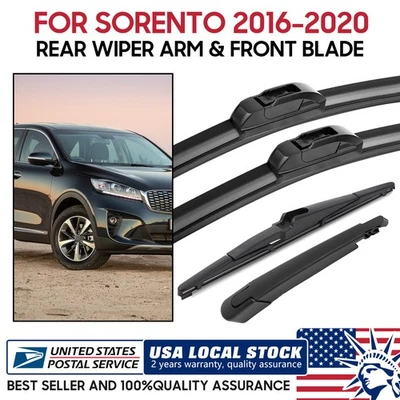 Brazo limpiaparabrisas trasero premium + escobilla limpiaparabrisas delantero para Kia Sorento 98850-C5100 2016-2020 Foto 1 de 4
