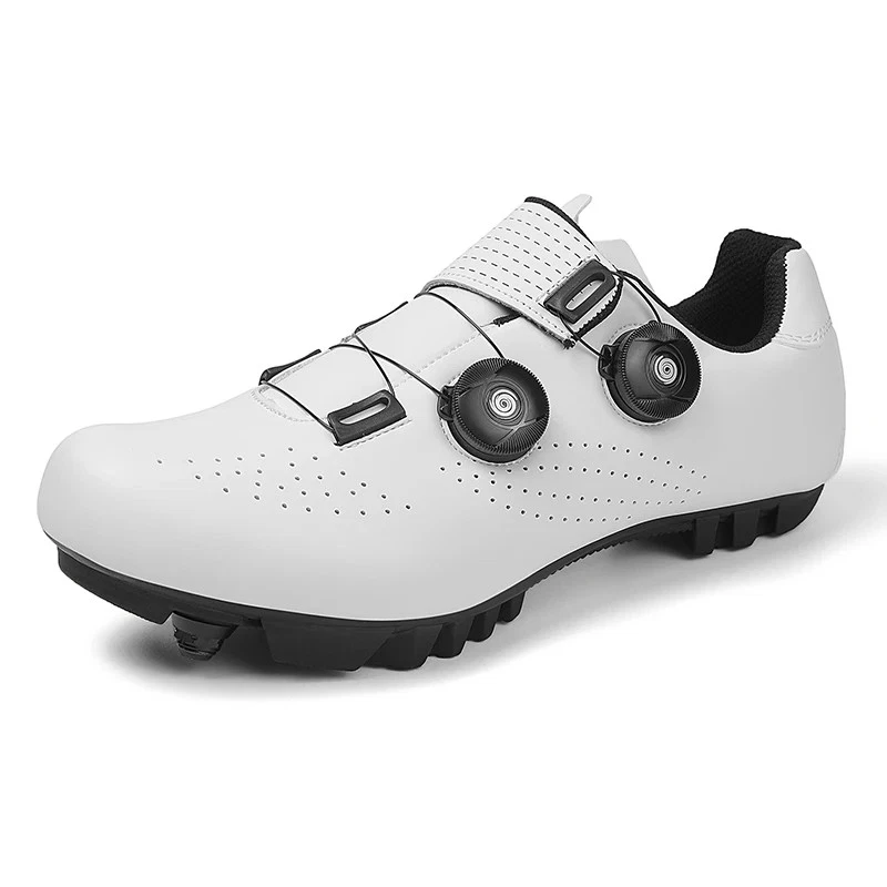 Professional MTB Road Bike Shoes Men Double Buckles Cycling Sneakers Bicycle - Image 1 of 4
