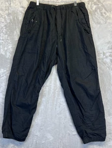 Jogger para mujer GAP grande negro utilitario bolsillos con cordón mezcla de lino preppy - Imagen 1 de 11