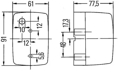 Luz de intermitente adicional izquierda 2BM 002 652-051 HELLA para MERCEDES-BENZ - Imagen 1 de 4