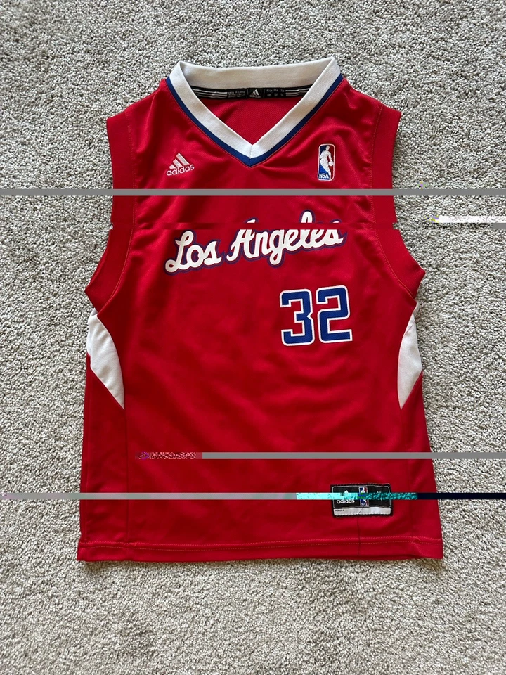 Camiseta Adidas Juvenil M Los Angeles Clippers Blake Griffin # 32 NBA Roja Foto 1 de 4