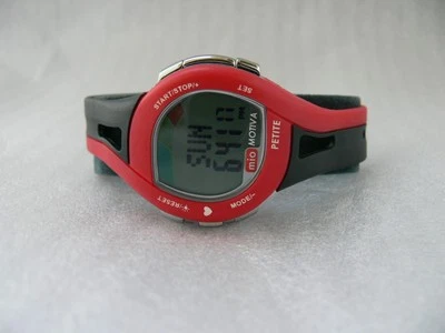 Reloj para mujer MIO Motiva Petite monitor de ritmo cardíaco gestión de calorías rojo/negro Foto 1 de 4