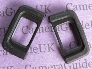 2X Rubber EyeCup Eyepiece DK-25 For Nikon D3500 D3400 D3300 D3200 D3100 D3000 - Picture 1 of 2
