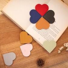 Heart Type Handcrated Vintage Leather Bookmarks For Book Mini Corner Page Marker