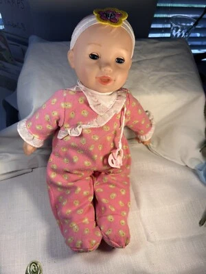 Goldberger sleepytime Talking Babydoll With Pacifier. 16” 1980’s - Image 1 of 4
