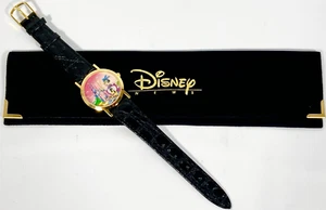 Orologio EURO Disney RESORT Paris MINNIE Pelle Oro Ltd 1901/2000 Disney News NOS - Foto 1 di 18