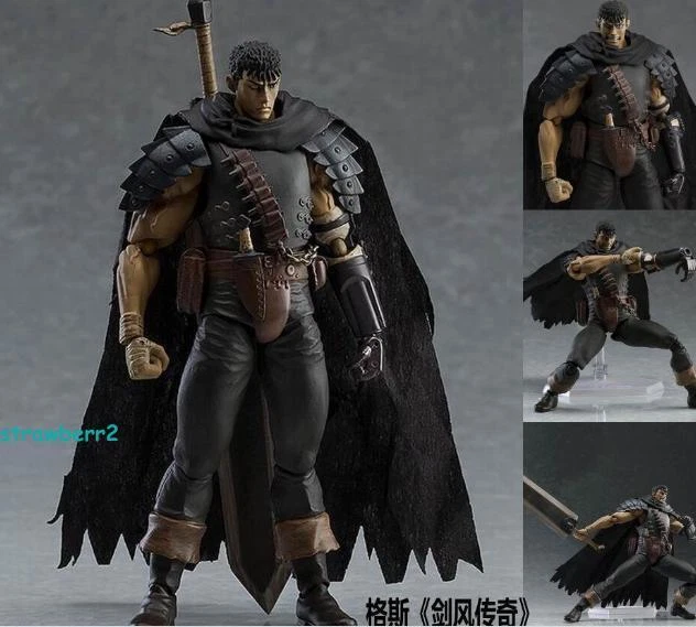 Berserk Guts Black Swordsman версия Экшн-фигурка из ПВХ модель статуэтка украшение подарок - Изображение 1 из 4