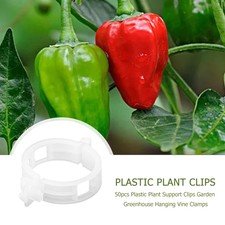 Plastic Plant Fixing Clips Hanging Vine Flower Tomato Stem Vegetable Supports