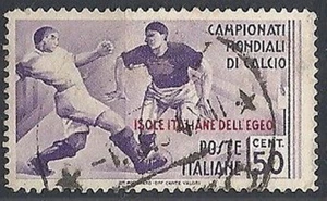 1934 EGEO USATO CAMPIONATO MONDIALE DI CALCIO 50 CENT - RR11201 - Picture 1 of 1