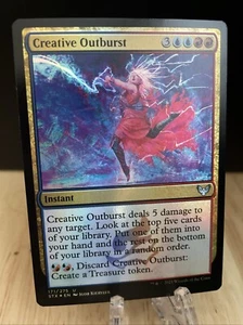 MTG Creative Outburst FOIL #171/275 Strixhaven: School of Mages Uncommon NM/M - Picture 1 of 1