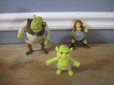 2007 McDonald's Shrek Fiona Baby Ogre Lot of 3 Action Figures