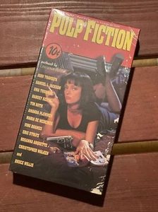 PULP FICTION - VHS - RARE Canada 1st Year Factory Sealed No Tears Watermarked - Picture 1 of 9