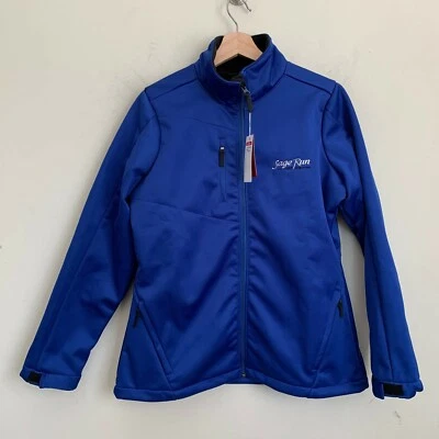 Antigua WST Traverse Jacket Royal Blue Stand Collar Zip Pockets Logo Size L NEW - Image 1 of 4
