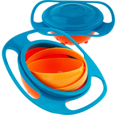  Babyschüssel dreht sich um 360° Kinder Snackschüssel kein verschütten - Bild 1 von 4
