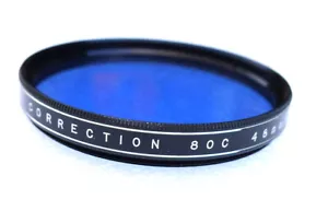 46mm Vivitar 80C Filter - BLUE Color Correction - NEW - Picture 1 of 3