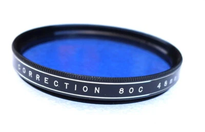46mm Vivitar 80C Filter - BLUE Color Correction - NEW - Image 1 of 3