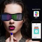 DIY Bearbeiten Bluetooth LED Gläser APP Control für Raves Display Text