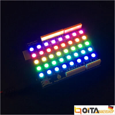 WS2812 RGB LED 8x5 Modul Matrix Shield für Arduino - Bild 1 von 4