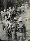 1962 Press Photo Line of firefighters walks up slope of Mt. Evans to fire area