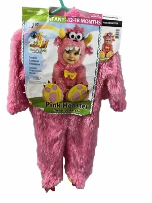 Disfraz Pequeños Monstruos 12-18 Meses Niño Pequeño Rubíes Arca de Noé Rosa Nuevo Foto 1 de 4