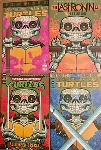 CONJUNTO: TMNT Día de los Muertos J Gonzo Variante Lote Tortugas Ninja Adolescentes Mutantes - Imagen 1 de 1