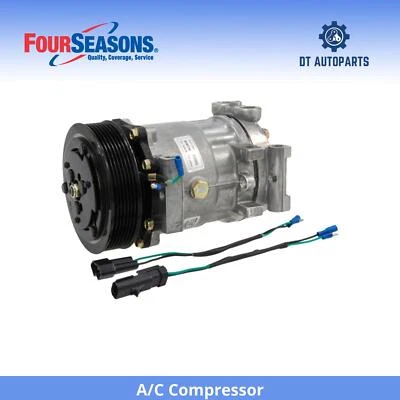 Compresor de aire acondicionado para Dodge Ram 3500 1994-2002 4 estaciones 1995 1996 1997 1998 1999 Foto 1 de 4