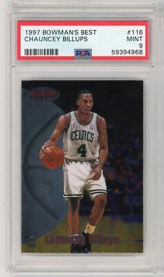 1997-98 Bowman's Best #116 CHAUNCEY BILLUPS - HOF Rookie RC - PSA 9 - Image 1 of 2