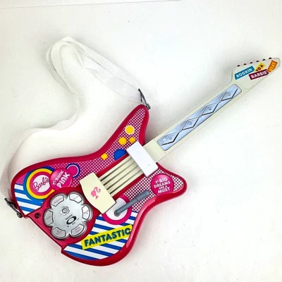 Barbie Guitar Jam With Me Electronic Rock Star 2010 Think Pink Toy BM-635 Mattel - Image 1 of 4