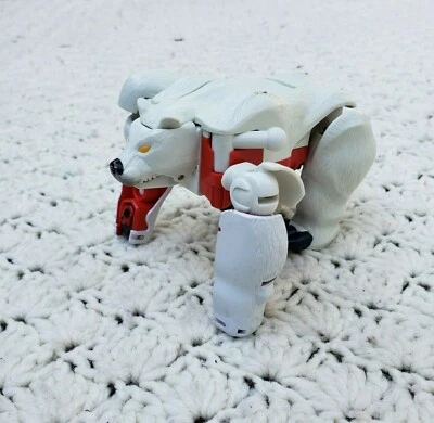 Vtg Hasbro Transformers Beast Wars Mega Polar Claw Bear Action Figure Toy - FLAW - Image 1 of 4