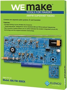 ELENCO AMFM-108CK AM/FM Radio Kit and Training Course (soldering version) - Picture 1 of 8