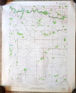 Pershing Indiana 1962 USGS 7.5 Minute Topographic Map 1:24,000 Fulton Co. Topo - Imagen 1 de 3