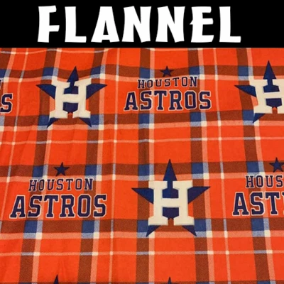 MLB Houston Astros 60075-B Flannel Fabric by the Yard - Image 1 of 2