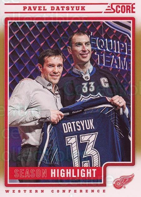 2012-13 Score Gold #10 Pavel Datsyuk - Image 1 of 1