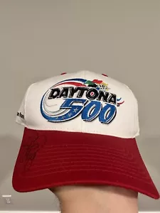 Vintage 2002 Daytona 500 Nascar Racing Snapback Hat Cap Sports NEW Autographed - Picture 1 of 5