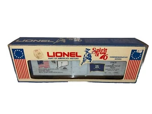 Lionel Spirit of 76 Connecticut Boxcar 7605 - Imagen 1 de 7