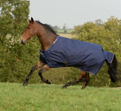 Bucas Irish Turnout Light Weidedecke Regendecke 1200 D blau 115-165 wählbar - Bild 1 von 2