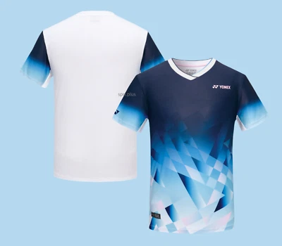 Camisetas de bádminton para hombre YONEX 25S/S Top de entrenamiento deportivo azul marino oscuro nuevas con etiquetas 251TS009M Foto 1 de 4