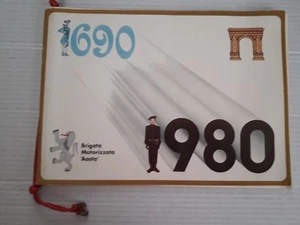 Calendario Brigata Motorizzata Aosta anno 1980 - Picture 1 of 2