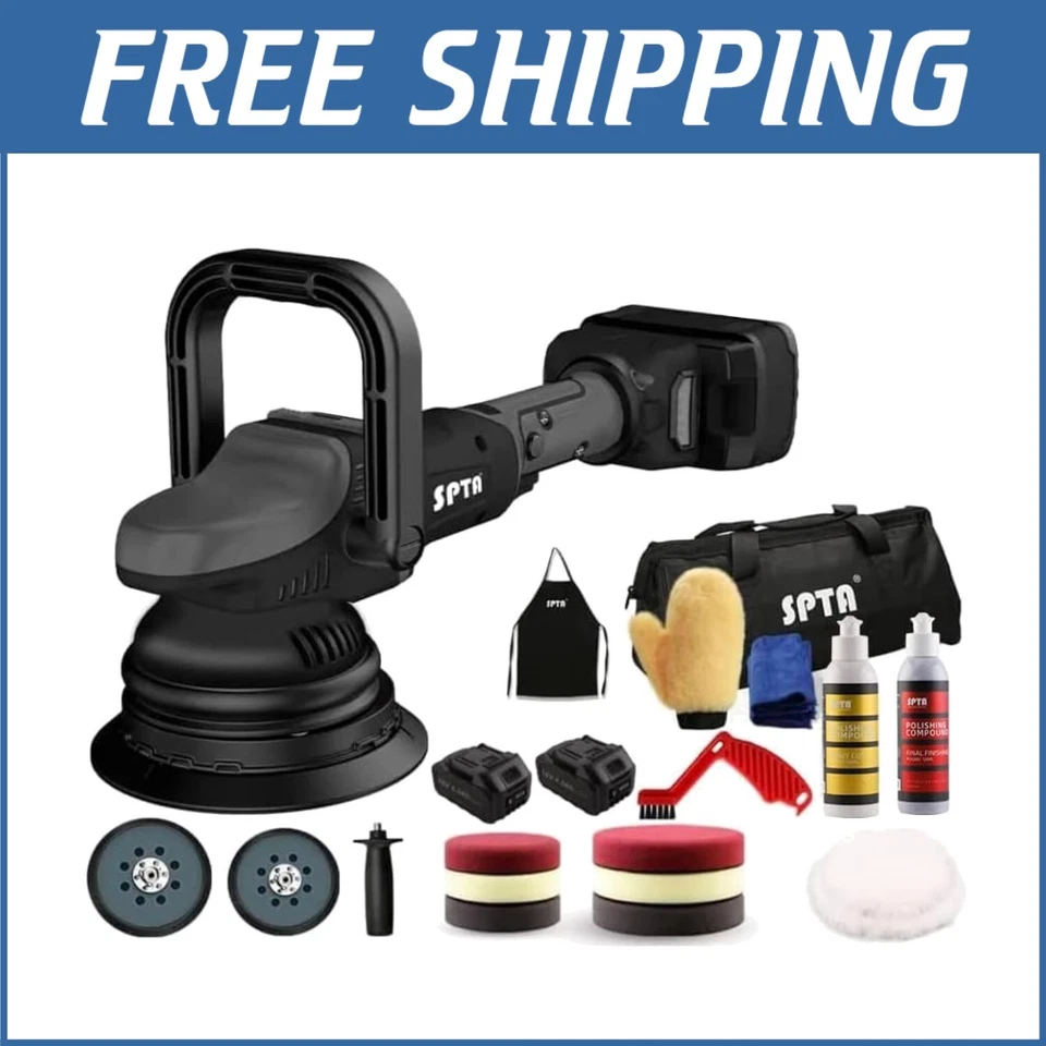 SPTA CODDAP20V Dual Action Polisher with 2 Batteries and Charger