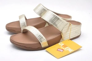 Sandalias Fitflop para mujer con doble correa 408-308 doradas EE. UU. Mujeres 9 - Imagen 1 de 11