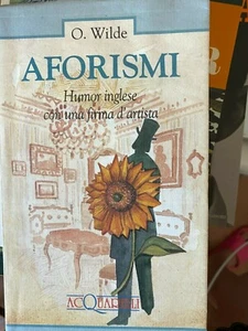 WILDE - AFORISMI - ACQUARELLI - 1995 - 90 PAGG - Foto 1 di 1
