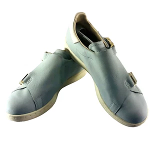Adidas Zapatos Mujer 7.5 Azul Hielo Stan Smith Hebilla Cierre Cuero Zapatilla EE4890 - Imagen 1 de 14